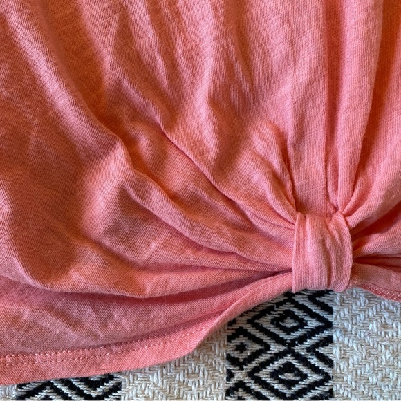 Anthropologie Bordeaux Knot Front Tank Top - L - Picture 5 of 7